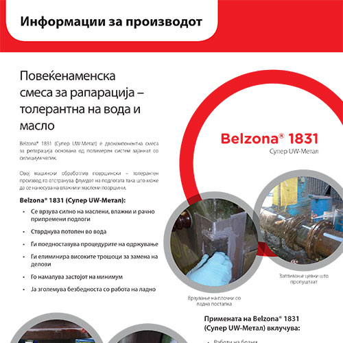 Каталог - Belzona 1831