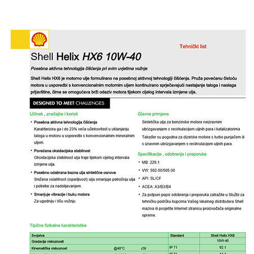 Shell Helix HX6 10W-40