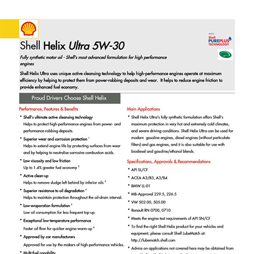 Shell Helix Ultra 5W-30