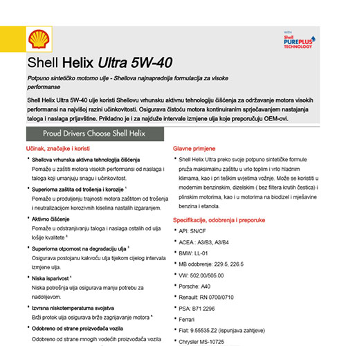 Shell Helix Ultra 5W-40